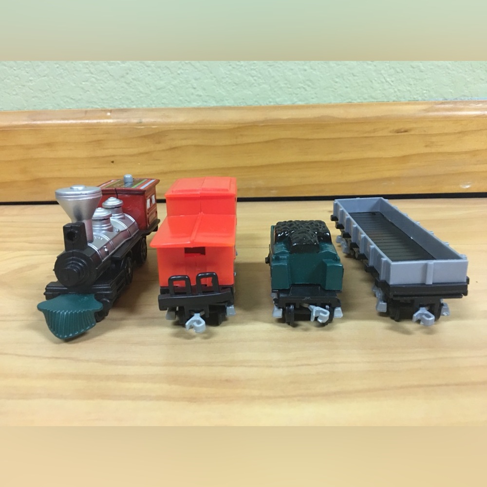 Vintage T&S Collectible Trains 4 Piece Set